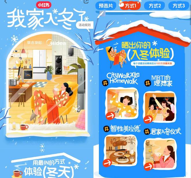 尊龙,凯时我家入冬了！小红书携手美的智慧家来了场冬日homewalk(图6)